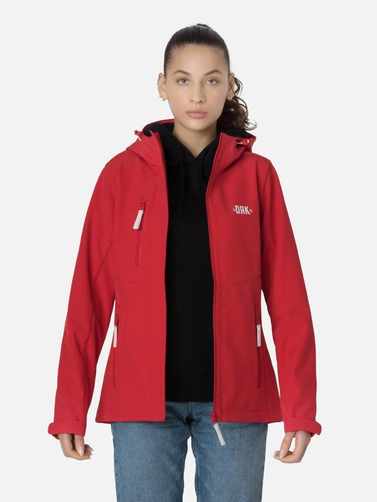 Dorko - Nora Softshell női kabát, piros