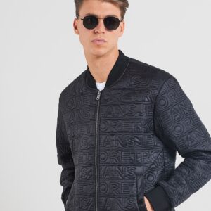 Retro Jeans - Montgomery férfi kabát, fekete